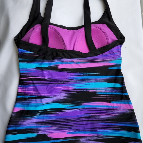 Womens Swimsuit Top Multi Colored Size Medium - Picture 5 of 11